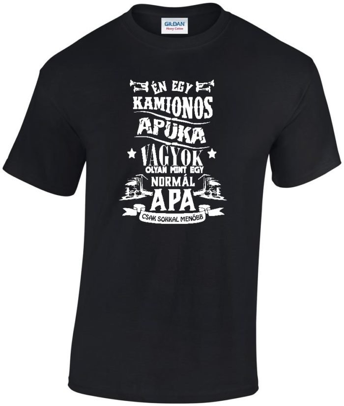 Kamionos apuka férfi póló - Image 4