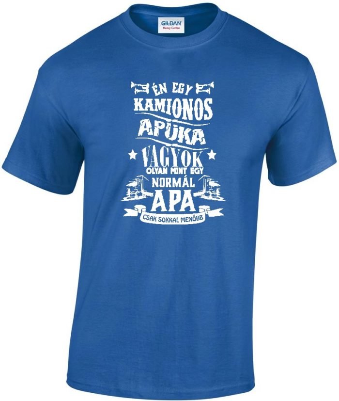 Kamionos apuka férfi póló - Image 2