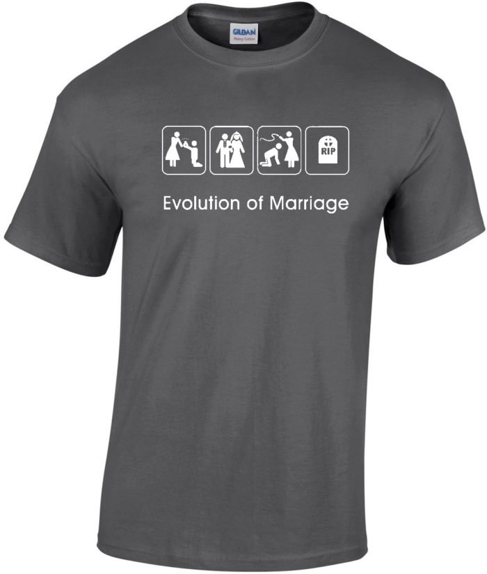 Evolution of Marriage férfi póló