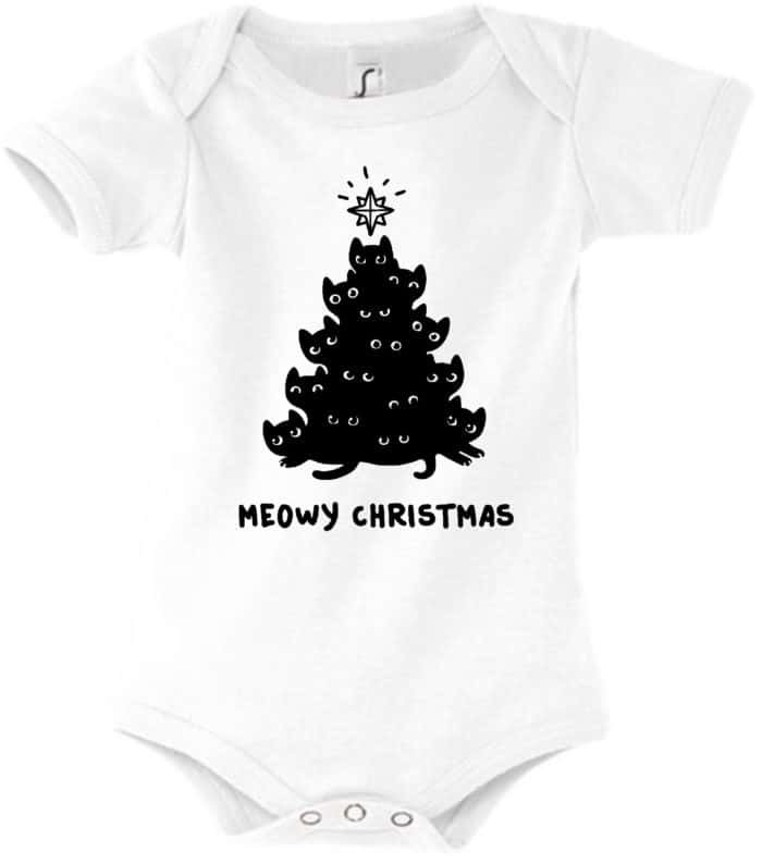 Meowy christmas tree baby body