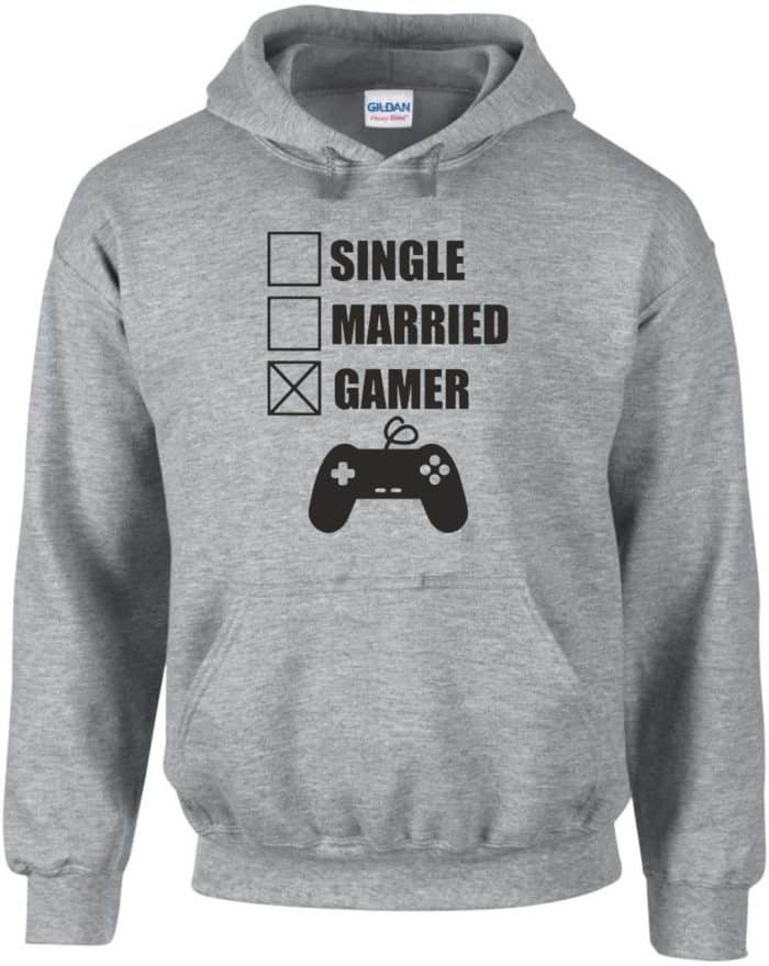 Single married gamer pulóver