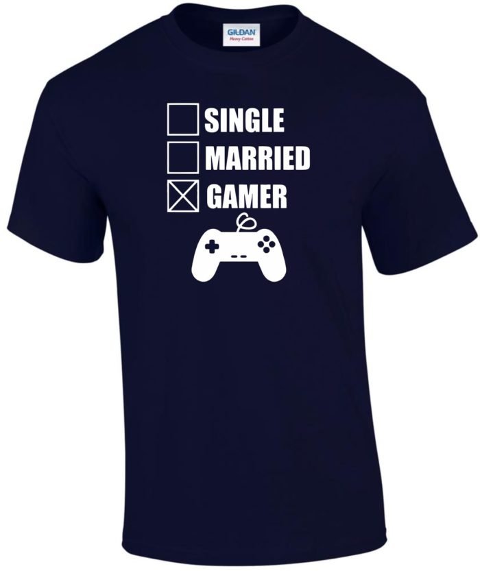 Single married gamer póló