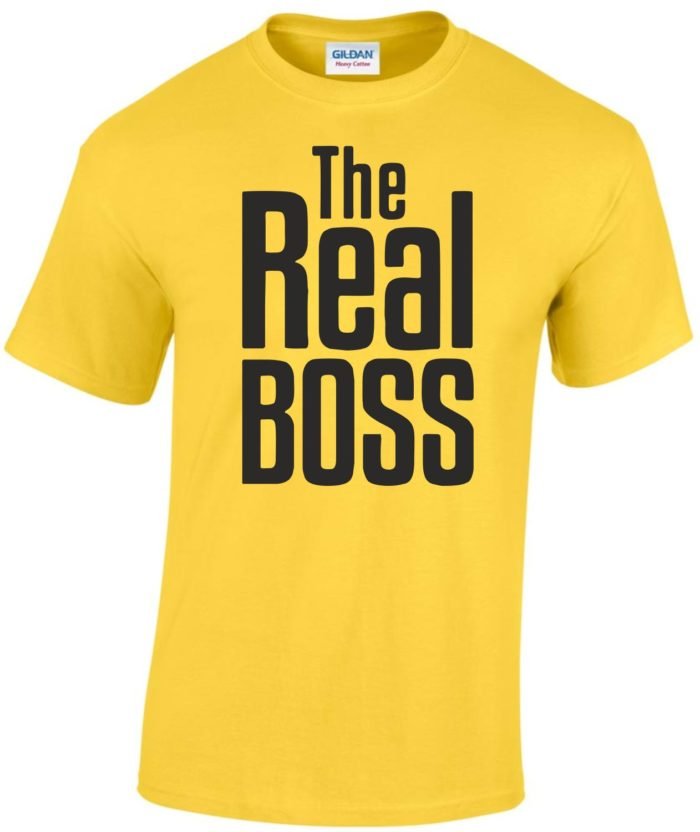 The real boss férfi póló