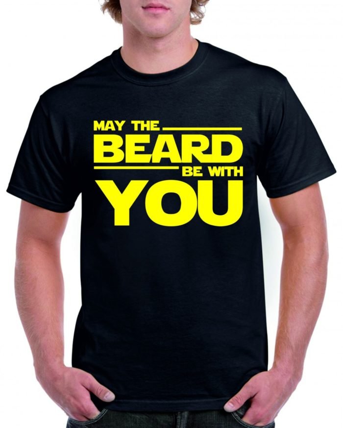 May the beard be with you - férfi póló