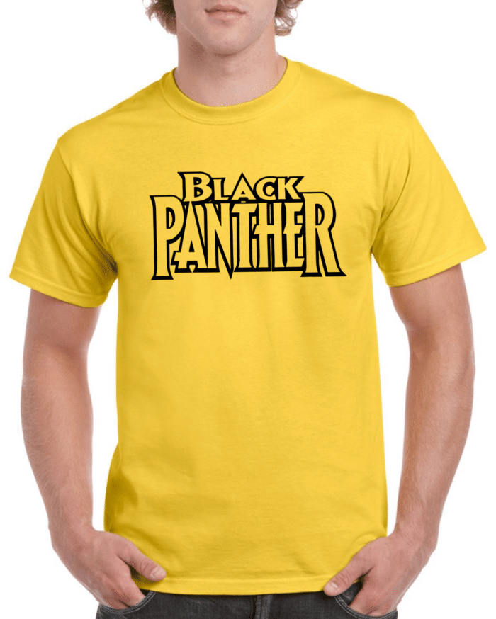 Black Panther felirat férfi póló