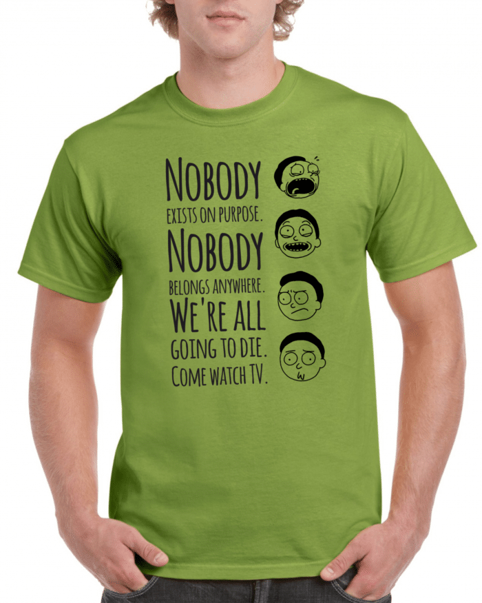 Morty idézet férfi póló