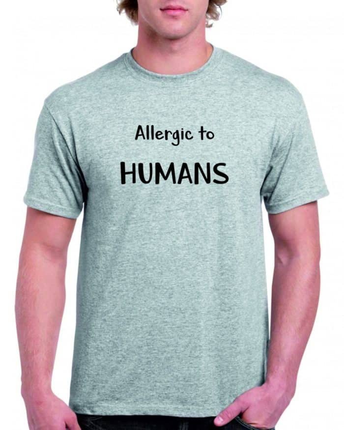 Allergic to humans Férfi póló