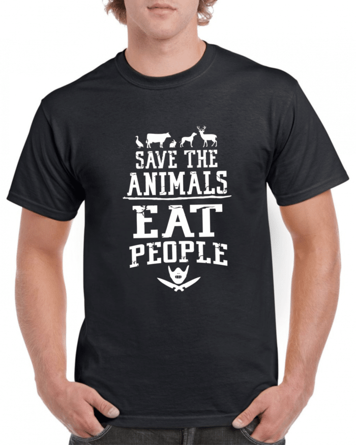 Save the Animals, Eat People férfi póló