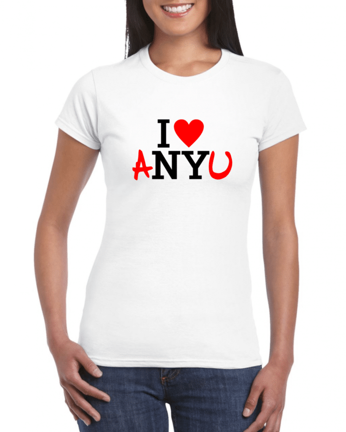 I love anyu női póló