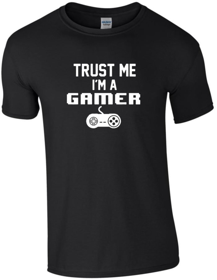 Trust me I'm a gamer férfi póló