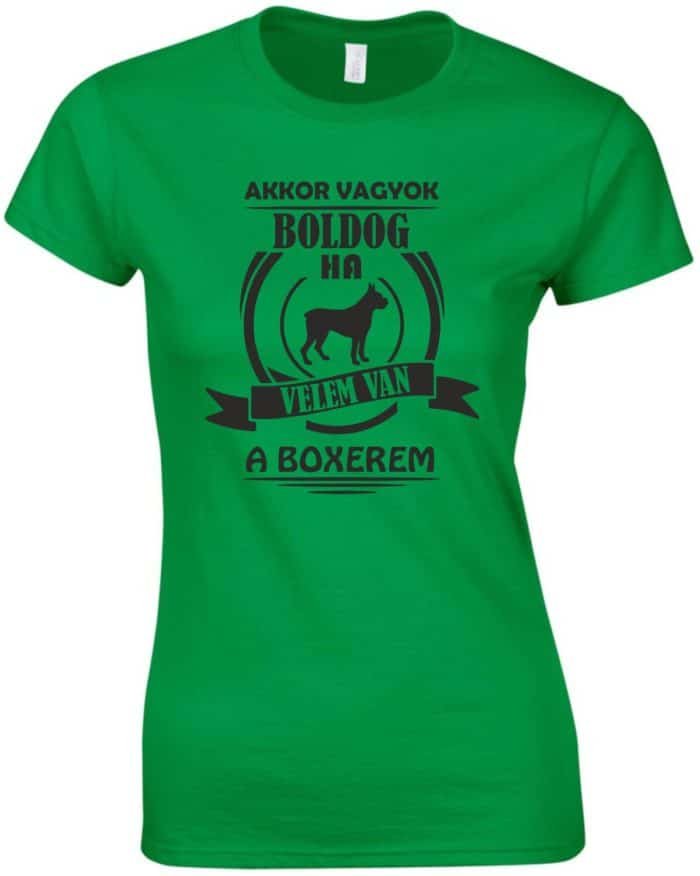 Boxer női póló