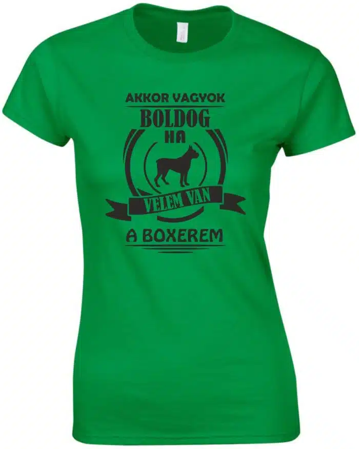 Boxer női póló