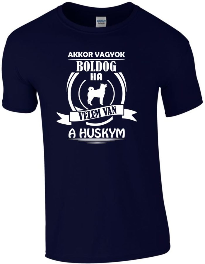 Husky férfi póló