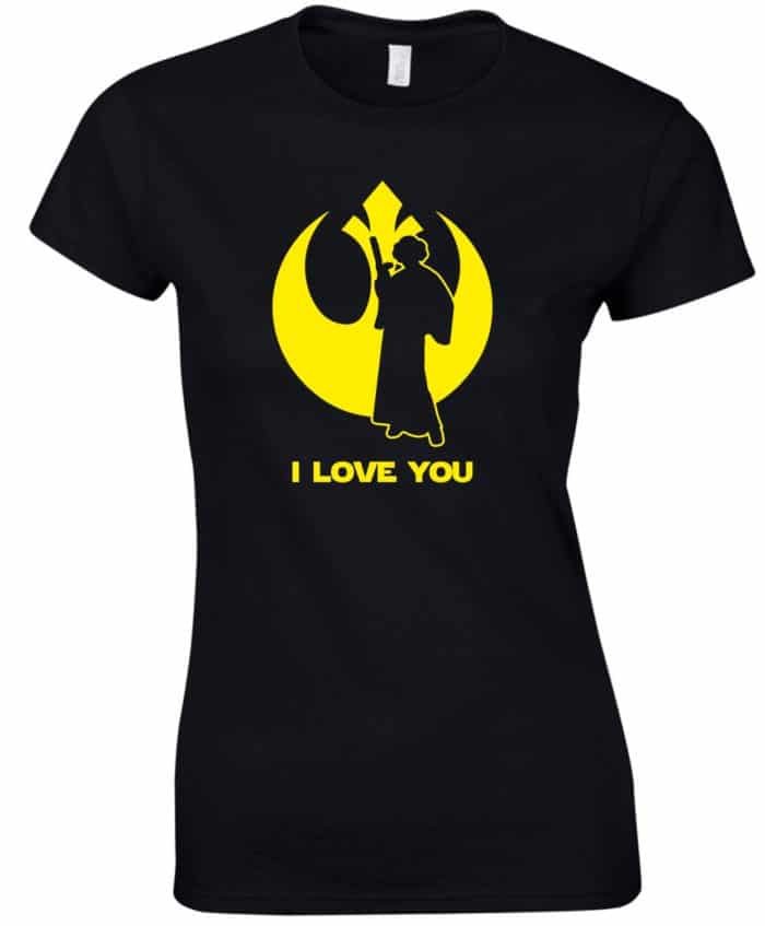 I love you Leia Női póló