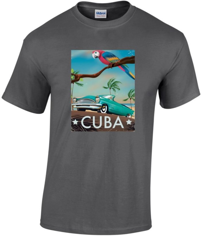 Cuba férfi póló