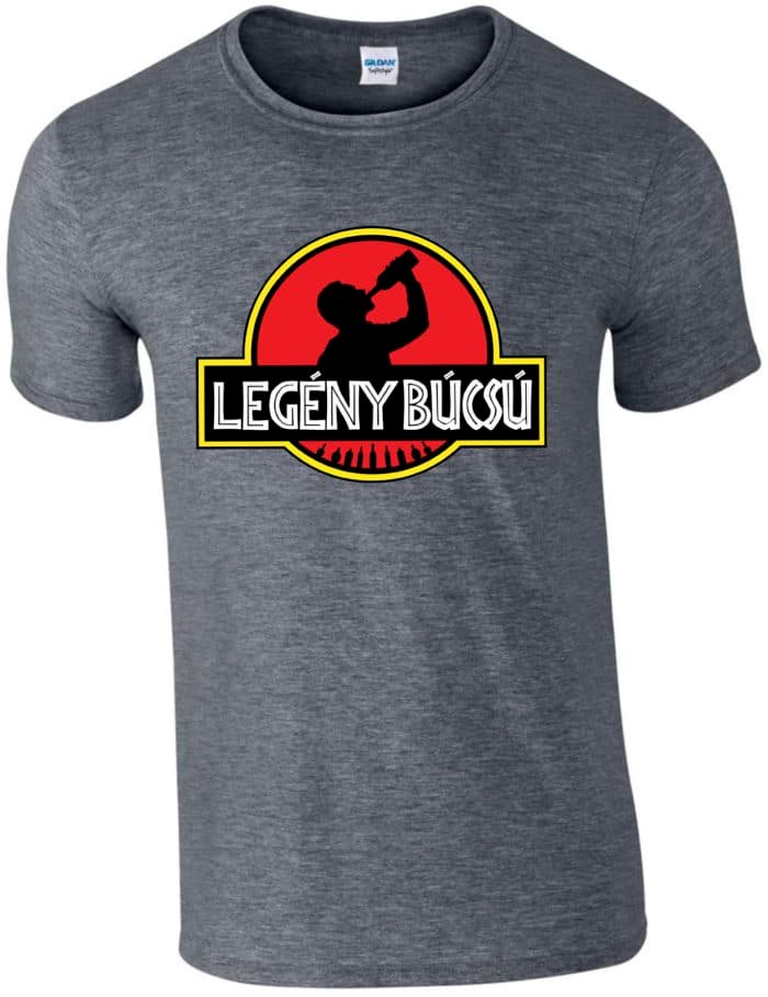 Legénybúcsú Jurassic Park férfi póló