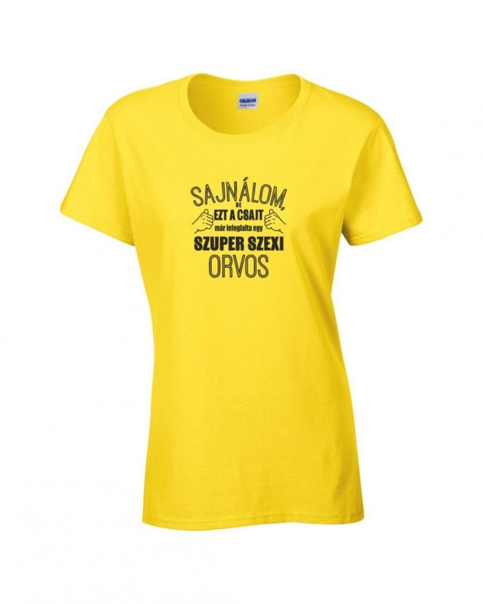 Szuper szexi orvos női póló