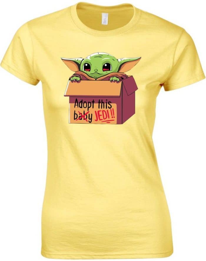 Adopt this jedi baby Yoda női póló