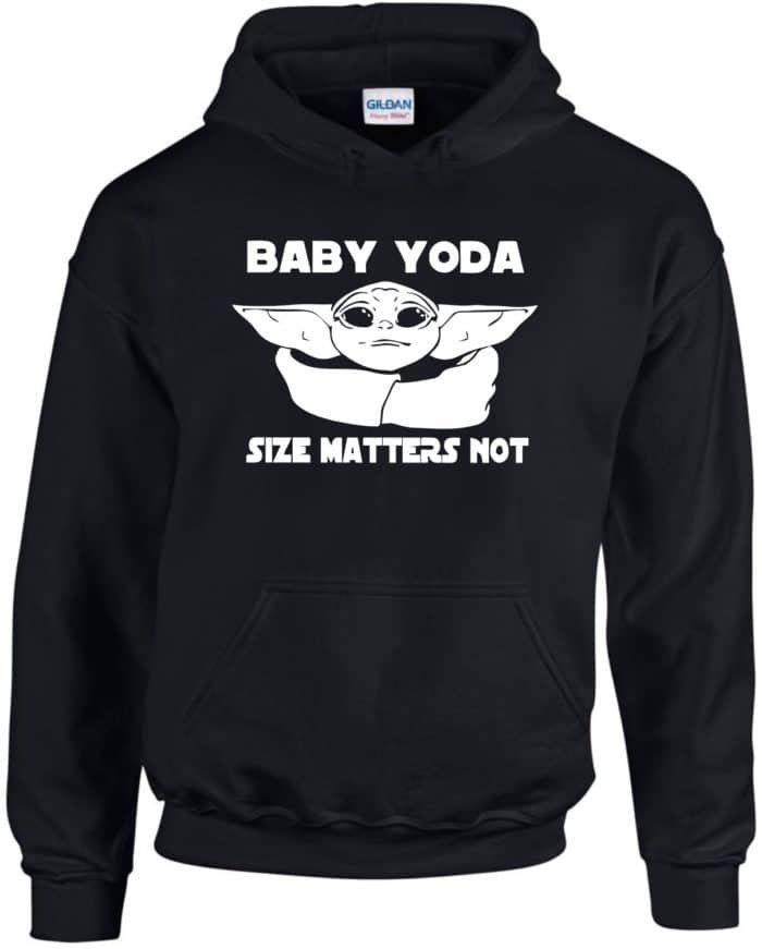 Baby yoda size matters not pulóver