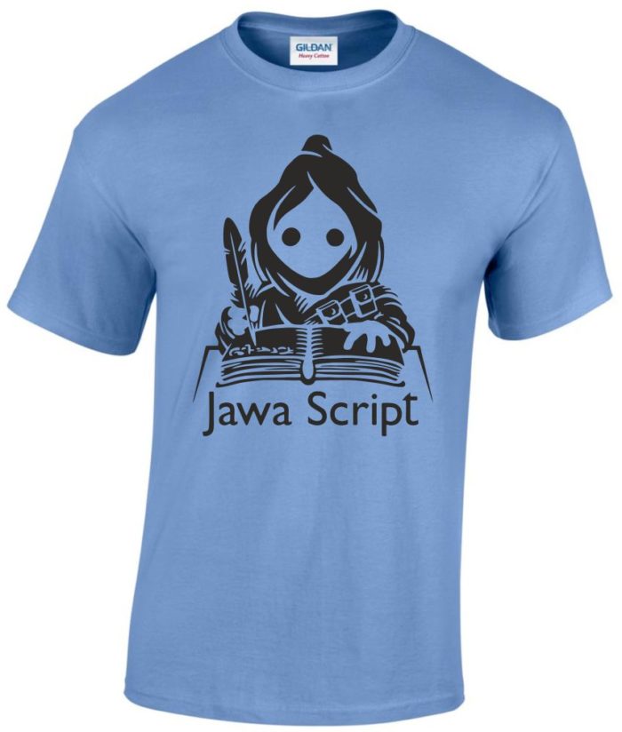 Jawa script star wars férfi póló