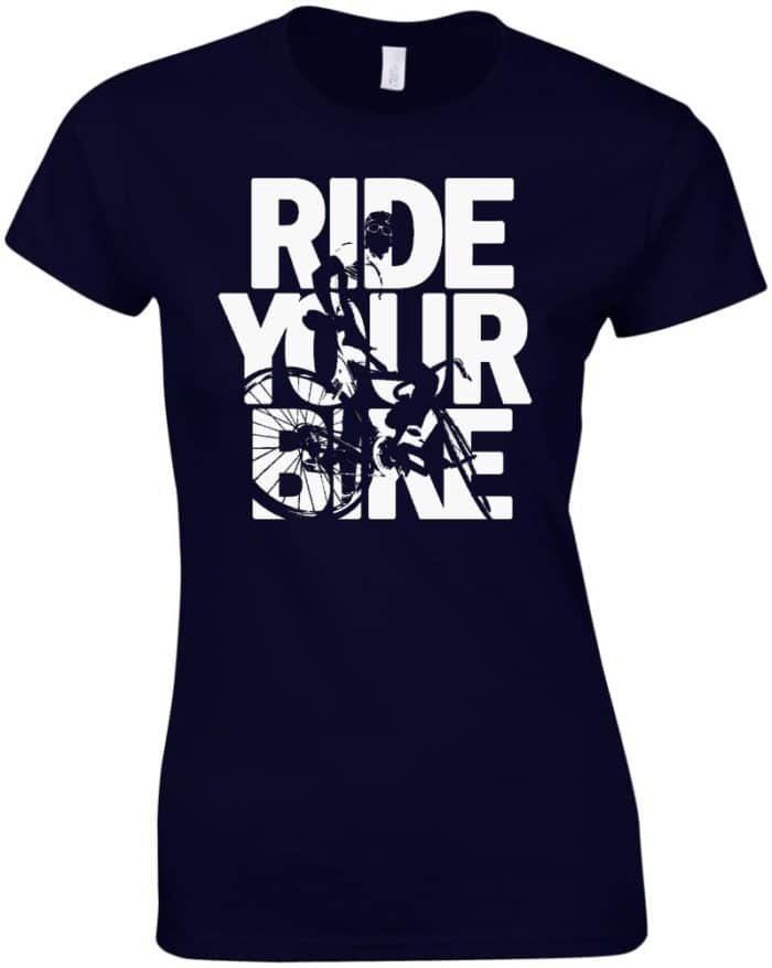 Ride your bike női póló