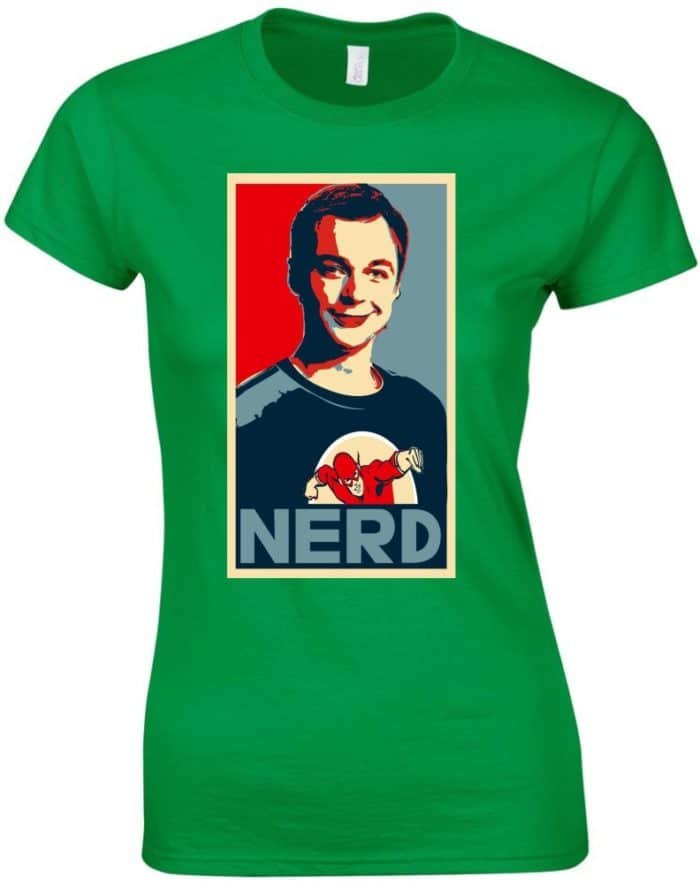 Sheldon nerd női póló