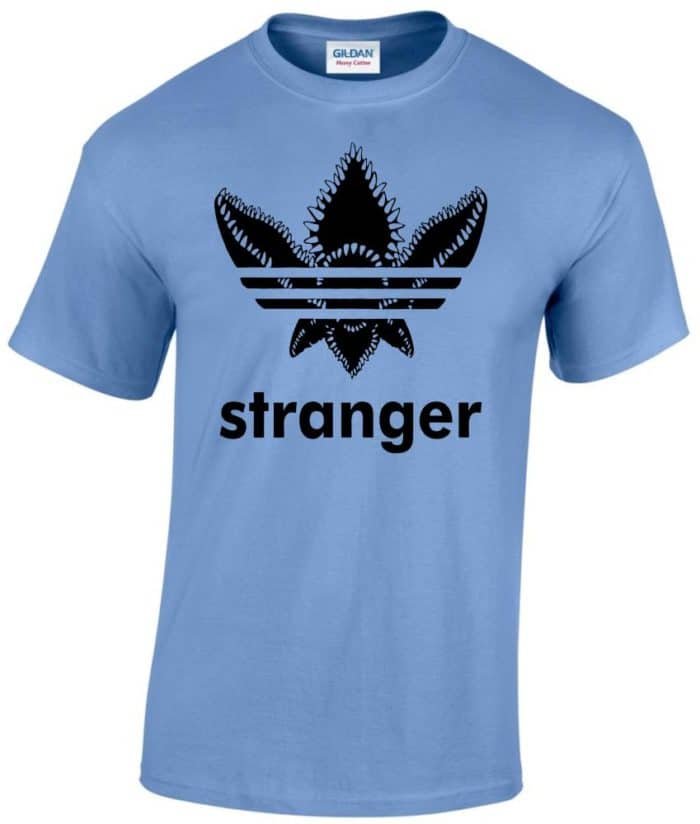 Stranger things adidas logó férfi póló