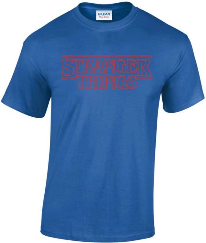 Stranger things logo férfi póló