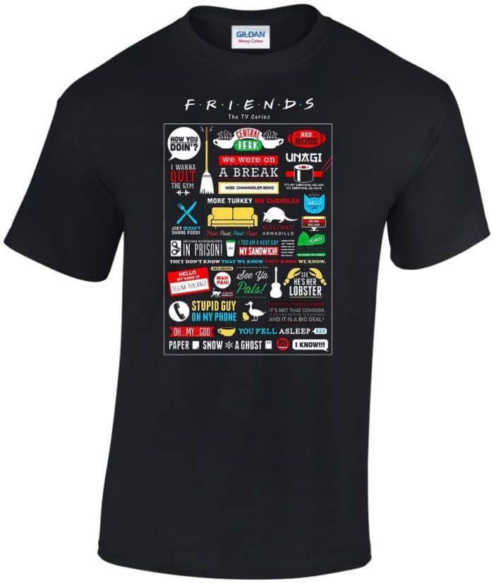 Friends TV series férfi póló