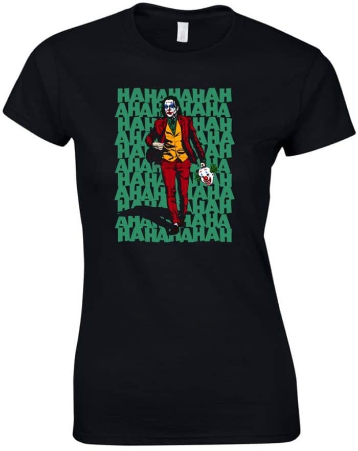 Joker maszkos ha ha ha női póló