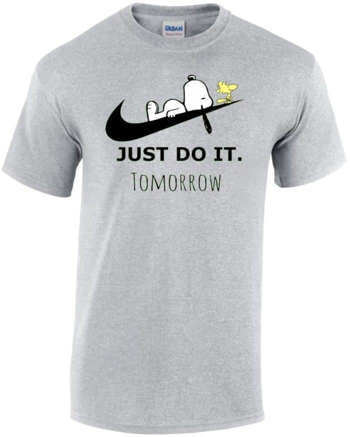 Just do it tomorrow férfi póló
