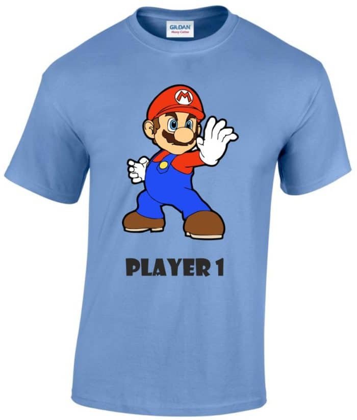 Super Mario player 1 férfi póló