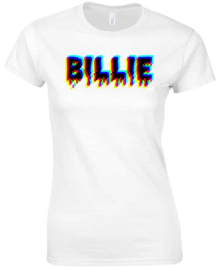Billie color felirat női póló