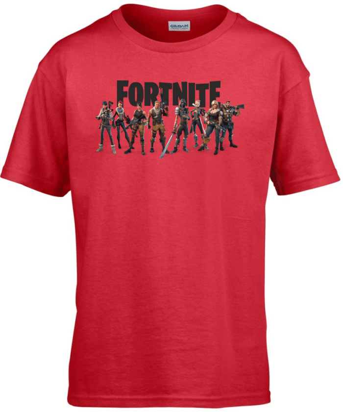 Fortnite karakterek gyerek póló