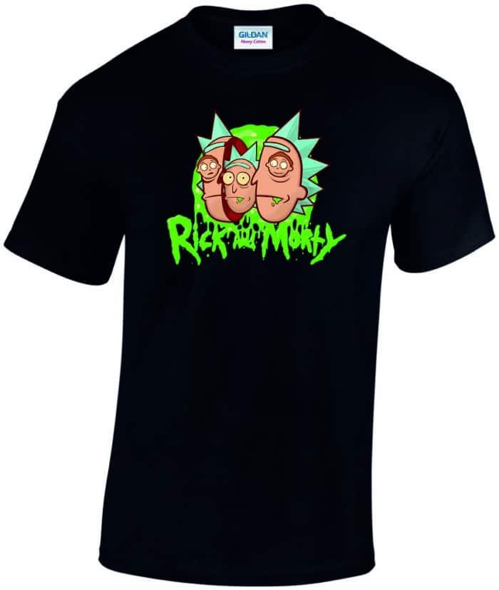 Rick and Morty fej férfi póló