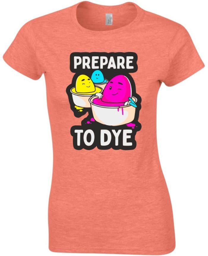 Prepare to dye színes női póló