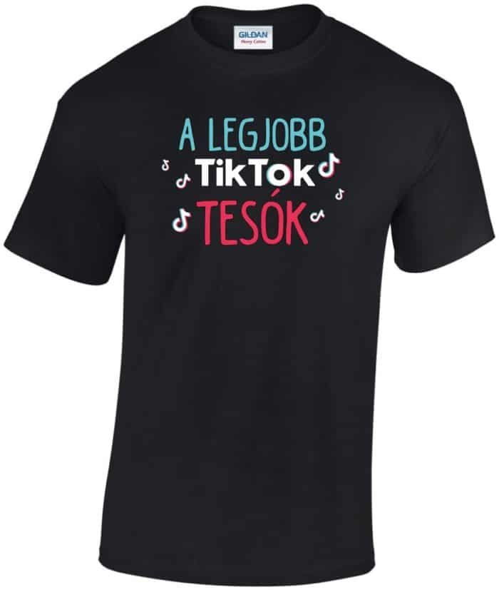 A legjobb tik tok tesók férfi póló