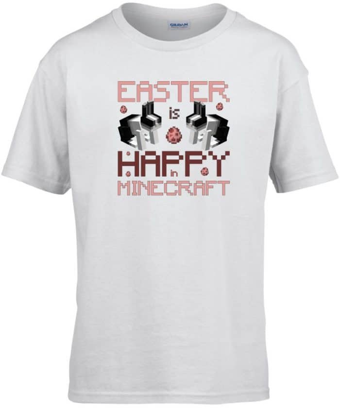 Easter is happy in Minecraft lány gyerek póló