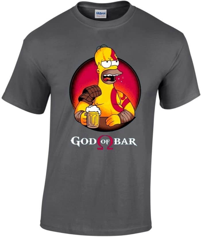 Homer god of bar férfi póló