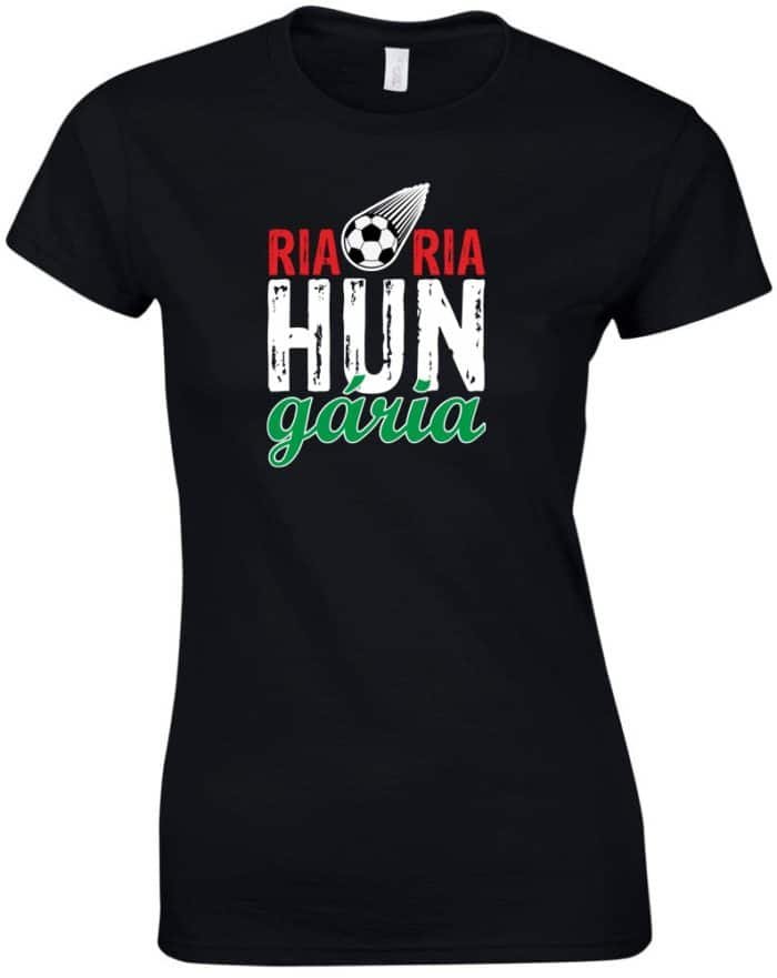 Ria ria hungária fehér labdás női póló