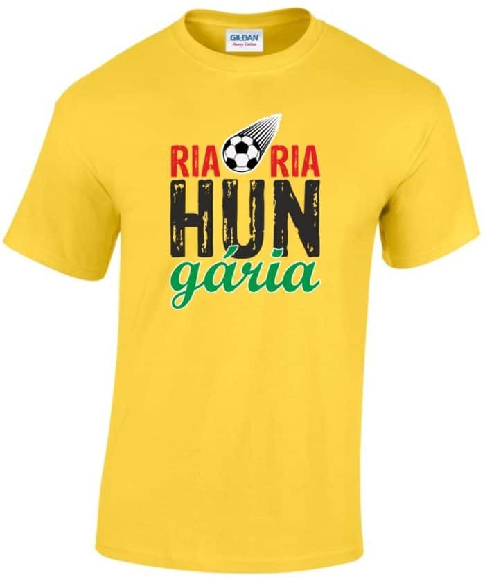 Ria ria hungária fekete labdás férfi póló