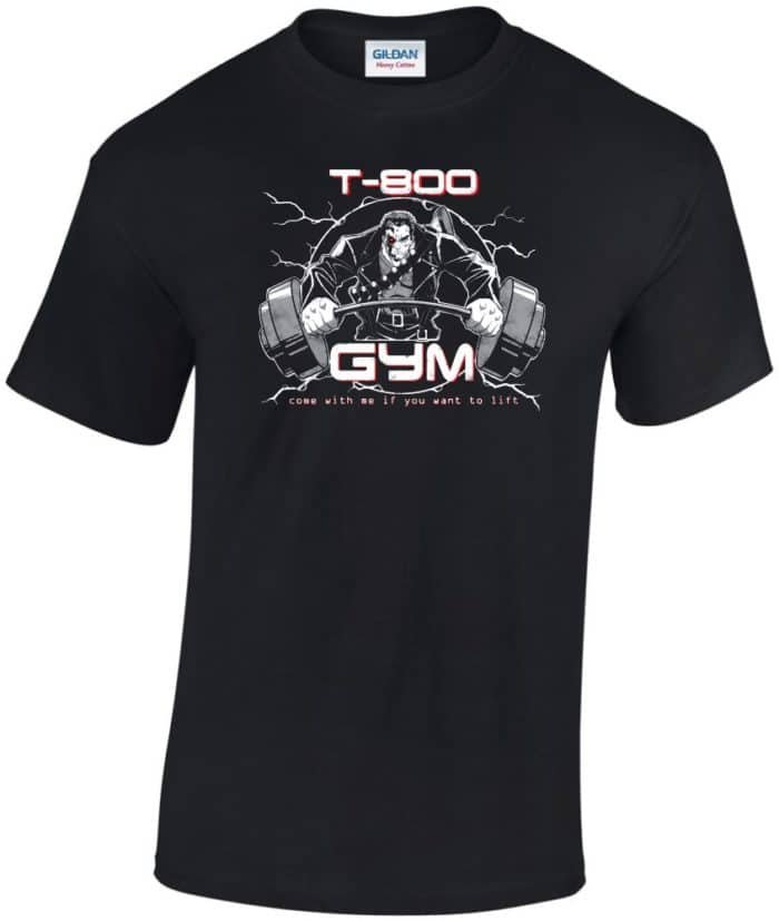 T-800 gym férfi póló