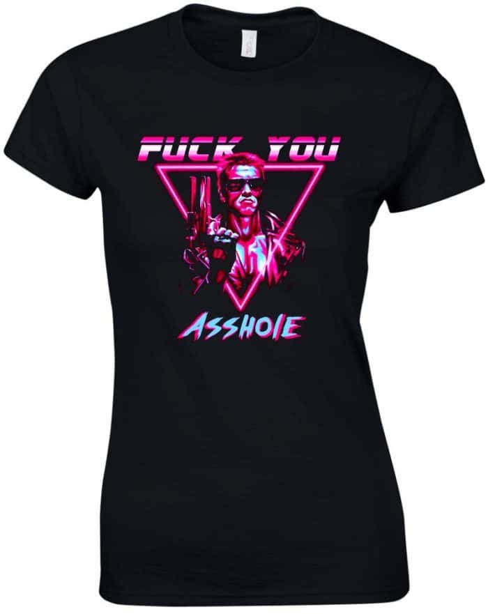Terminator fuck you asshole női póló