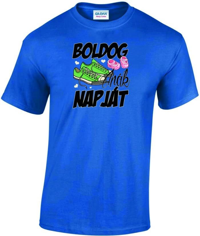 Boldog apák napját lányos apa férfi póló
