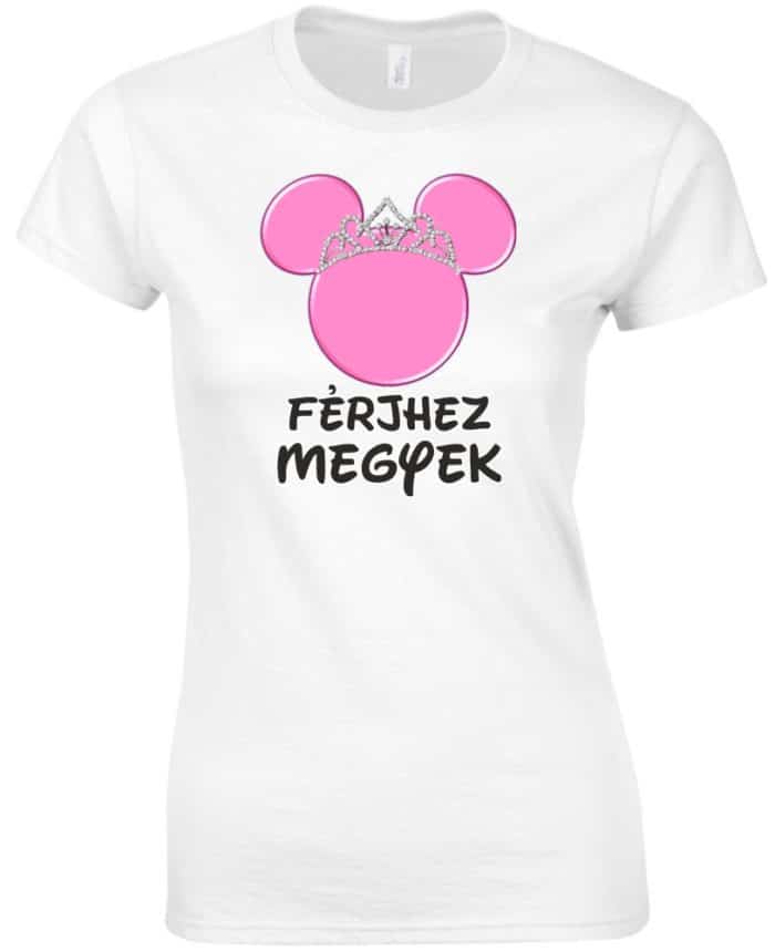 Férjhez megyek Minnie lánybúcsú póló