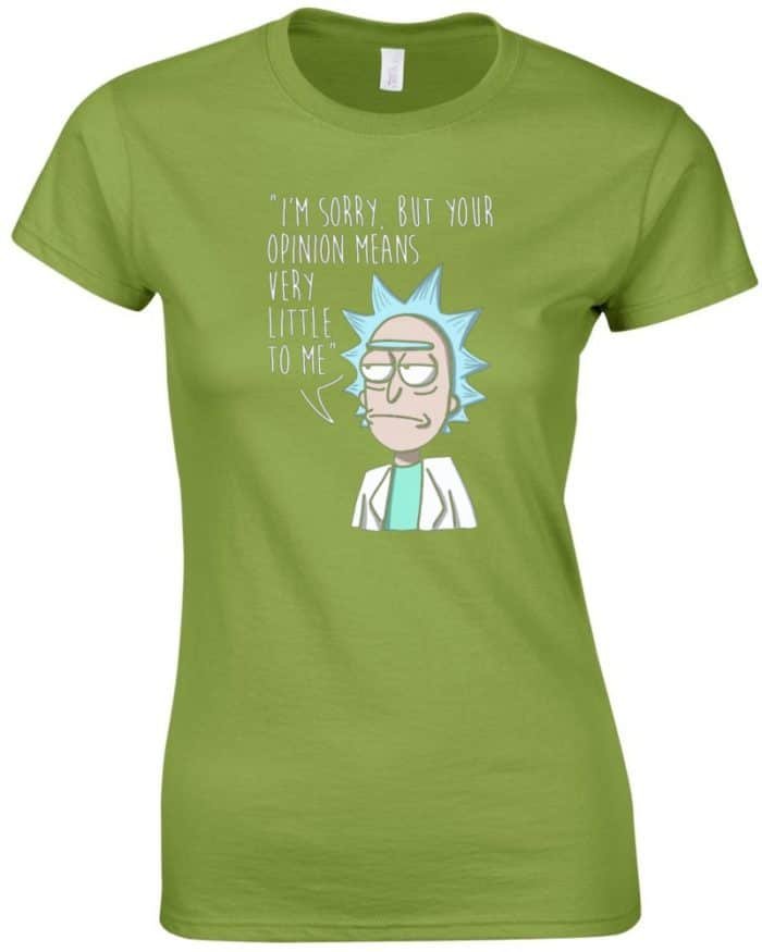 I'm sorry rick és morty női póló