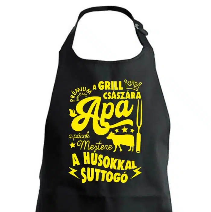 Apa a grill császára kötény