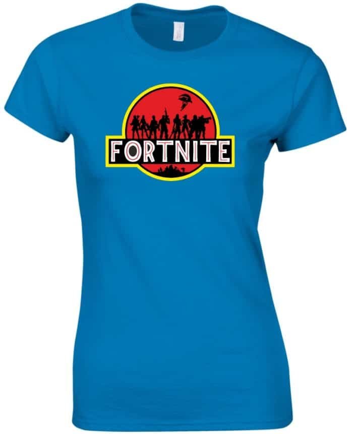 Fortnite jurassic logo női póló