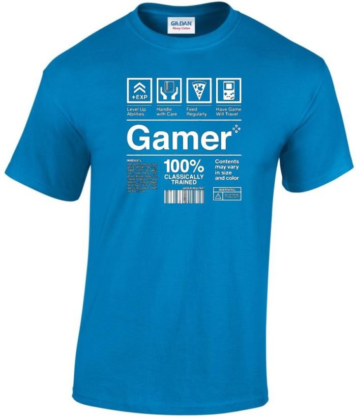 Gamer címke férfi póló