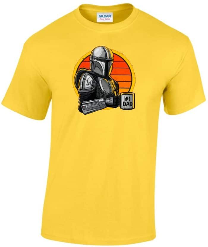 The Mandalorian best dad férfi póló